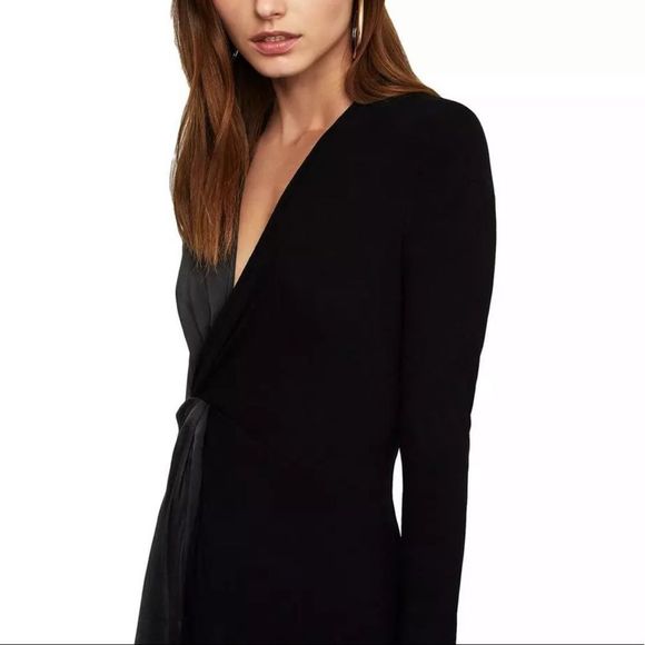 BCBGMaxAzria Knit Twist Front Midi Dress - Picture 3 of 4